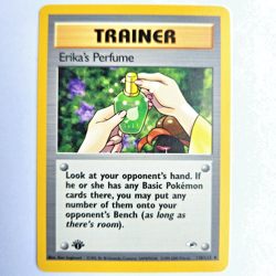 Erika’s Perfume 110/132 Pokemon TCG 1st Edition Gym Heroes NM Vintage 2000 Card - Image 2