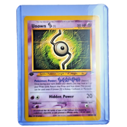 Unown [S] 87/105 Pokemon TCG 1st Edition Neo Destiny NM Vintage 2002 Card - Image 1