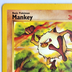 Mankey 55/64 Pokemon TCG 1st Edition Jungle NM Vintage 1999 Card - Image 3