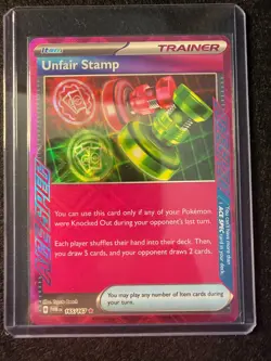 Unfair Stamp 165/167 Ace Spec Twilight Masquerade (TWM)(SV6) Pokemon Card - Image 1