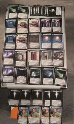 38 Card Lot Star Trek CCG 1E Doorways Only Rare Sets Holodeck Borg TOS TNG Cards - Image 1