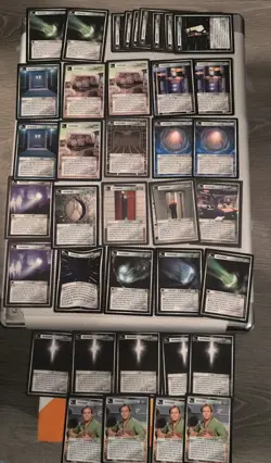 38 Card Lot Star Trek CCG 1E Doorways Only Rare Sets Holodeck Borg TOS TNG Cards - Image 2