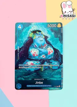 One Piece Card Game - Jinbe P-030 P Promo Englisch Foil Karte TCG Anime Manga - Image 1