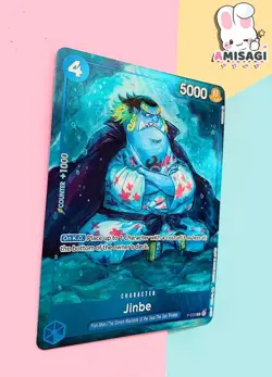 One Piece Card Game - Jinbe P-030 P Promo Englisch Foil Karte TCG Anime Manga - Image 2
