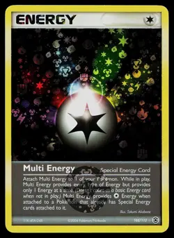 Pokemon Card - Multi Energy FireRed & LeafGreen 103/112 Reverse Holo Rare - Image 1