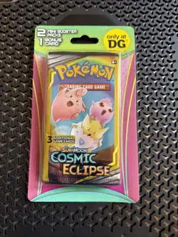 Pokemon TCG Sun & Moon Cosmic Eclipse 2 Booster Packs With 1 Bonus Card - Image 1