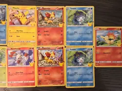 Pokemon TCG McDonald’s 25th Anniversary Promo Lot (15 Cards) | LP - Image 3