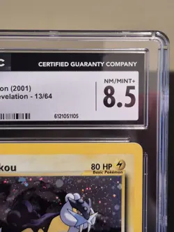 CGC 8.5 NM-MINT Raikou 2001 Neo Revelation 13/64 Holo Rare Pokemon Card Vintage - Image 4