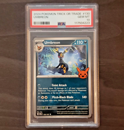 PSA 10 Umbreon 2024 Trick or Trade Halloween Pokemon Card #130 Gem Mint - Image 1