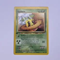 Sunkern 78/111 Neo Genesis 1st Edition Common Pokemon Card NM - Image 1