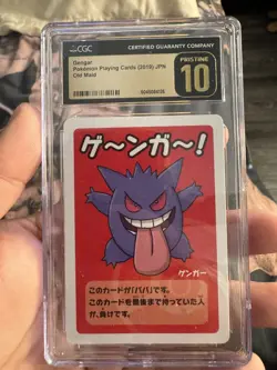 CGC PRISTINE 10 GENGAR OLD MAID PLAYING CARDS 2019 JAPANESE POKEMON CARD - Image 3