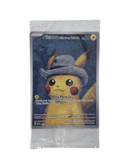 PIKACHU VAN GOGH WITH GREY FELT HAT SVP EN 085 PROMO POKEMON CARD-SEALED RARE - Image 3