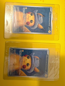 PIKACHU VAN GOGH WITH GREY FELT HAT SVP EN 085 PROMO POKEMON CARD-SEALED RARE - Image 5