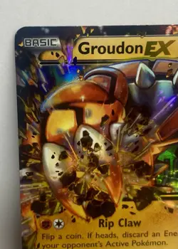 Groudon EX Holo Card 85/160 Pokemon TCG XY Primal Clash MINT - Image 3