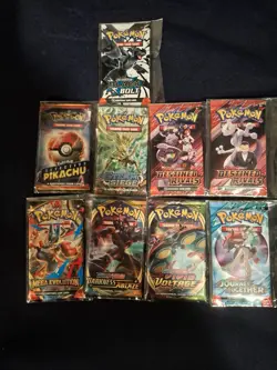 9 Card pokemon lot Booster Packs - Image 3