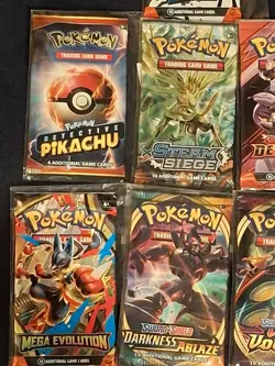 9 Card pokemon lot Booster Packs - Image 5