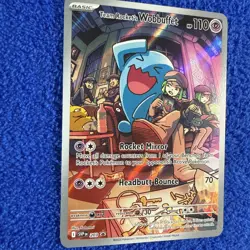 Pokemon Team Rocket's Wobbuffet SV: Scarlet & Violet Promo Cards 203 Promo NM - Image 2