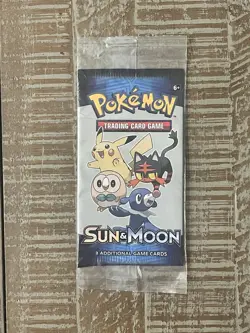 Pokemon TCG Sun & Moon Fruit Roll-Ups Promo Pack Sealed (Contains 3 Cards) - Image 1