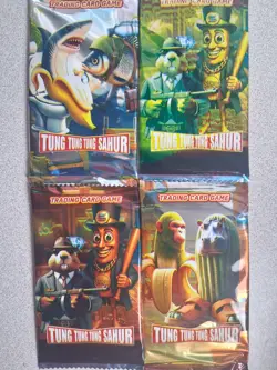 Brainrot Trading Card Game and Collectible Cards Tung Tung New Sealed 1-Pack - Image 2