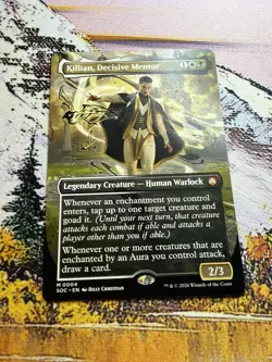 Killian, Decisive Mentor (Borderless) Commander: Secrets of Strixhaven Regular - Image 1