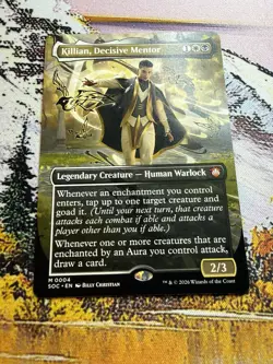 Killian, Decisive Mentor (Borderless) Commander: Secrets of Strixhaven Regular - Image 4