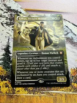 Killian, Decisive Mentor (Borderless) Commander: Secrets of Strixhaven Regular - Image 5