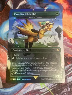 Paradise Chocobo - Birds of Paradise (Borderless) Commander: Final Fantasy Foil - Image 1