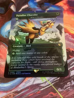 Paradise Chocobo - Birds of Paradise (Borderless) Commander: Final Fantasy Foil - Image 4