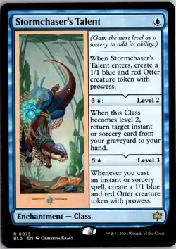 Stormchaser's Talent 75 Rare Bloomburrow Magic: The Gathering Near Mint - Image 1