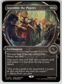 Assemble the Players (Showcase) Normal R Murders at Karlov Manor 287 NM - Image 1