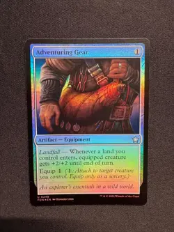 ADVENTURING GEAR FOIL - Magic: The Gathering - Lyon NM/M - Image 1