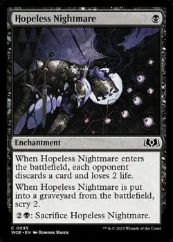 Hopeless Nightmare - Foil WoE NM MTG - Image 1