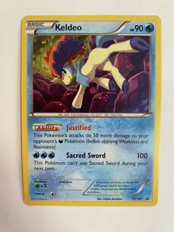 Keldeo Holo Promo XY197 Magearna Mythical Collection NM Pokemon Card - Image 1