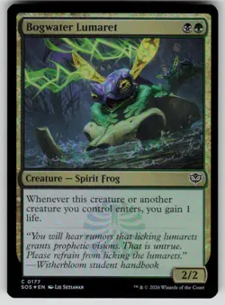 Bogwater Lumaret Foil Common Secrets of Strixhaven 177 MTG Near Mint 2026 - Image 1