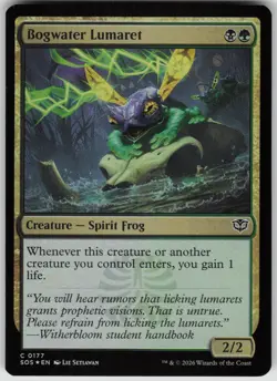 MTG Bogwater Lumaret Foil NM Secrets of Strixhaven Magic 177 - Image 1
