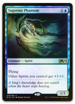 Supreme Phantom #76 (Foil) (NM) Core Set 2019 M19 Magic MTG - Image 1