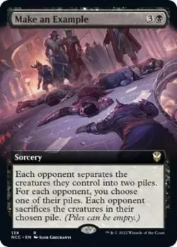Make an Example (Extended Art) - Commander: Streets of New Capenna (NCC) - Image 1