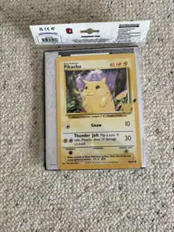 Pokemon 25th Anniversary First Partner Collector's Binder Jumbo Cards + Pikachu - Image 2