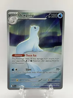 2025 Pokemon Phantasmal Flames Dewgong Illustration Rare #097/094 - Image 1
