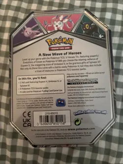 Pokemon TCG V Heroes Tin - Espeon V - Factory Sealed - Image 3