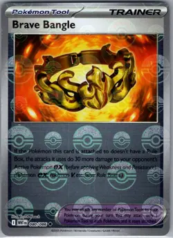 Brave Bangle Poke Ball 080/086 SV: White Flare - Pokemon Card - NM - Image 1