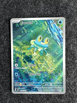 Froakie 088/086 Illustration Rare ME04: Chaos Rising Pokemon Holo NM Full Art! - Image 1