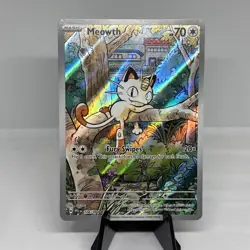🔥Meowth 106/094 Pokemon TCG Phantasmal Flames Illustration Rare 106/94🔥 - Image 1