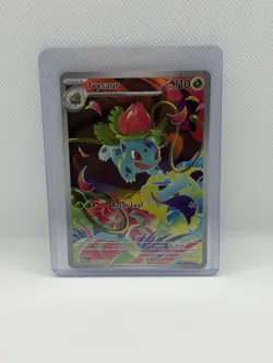Ivysaur Illustration Rare 134/132 Near Mint Mega Evolution Pokemon TCG English - Image 1