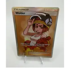 Pokemon Welder 214/214 SM Unbroken Bonds Full Art Ultra Rare Holo English - Image 1