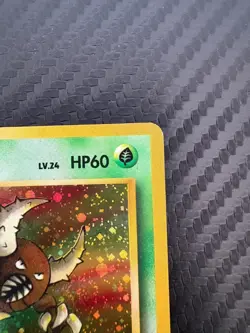 Pinsir Pokemon Jungle Holo (Japanese) Vintage old back TCG card SWIRL - Image 5