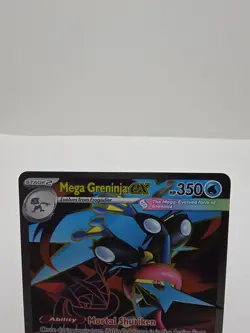 Pokemon TCG Mega Greninja Ex 100/86 Chaos Rising EN pack fresh - Image 2