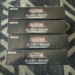 Yugioh Alliance Insight 1st Edition 4 Booster Box Sealed 4 Packs - 9 Cards - Image 3