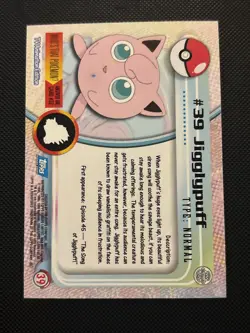 2000 Topps Series 1 Pokemon: Jigglypuff #39 - NM (blue Lable) - Image 4