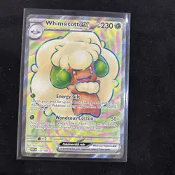 Pokemon White Flare Whimsicott Ex Secret Rare 157/086. - Image 1